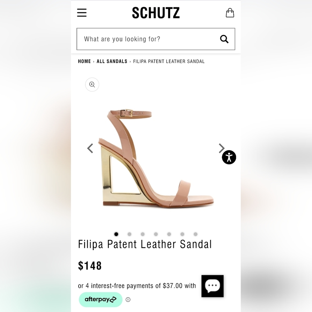 SCHUTZ FILIPA ROSE NUDE HEELED SANDALS 8.5B